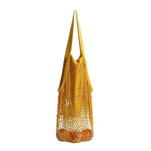 Graf Lantz Ami Net Market Tote Dijon Yellow Eco-Friendly Beach Bag, Made in USA